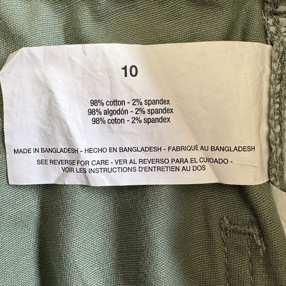 G.H. Bass & Co. Ladies' Chino Ankle Pants, Green, Size 10, NWT - Picture 14 of 16